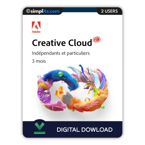 Adobe Creative Cloud - 3 mois (Multi-OS)