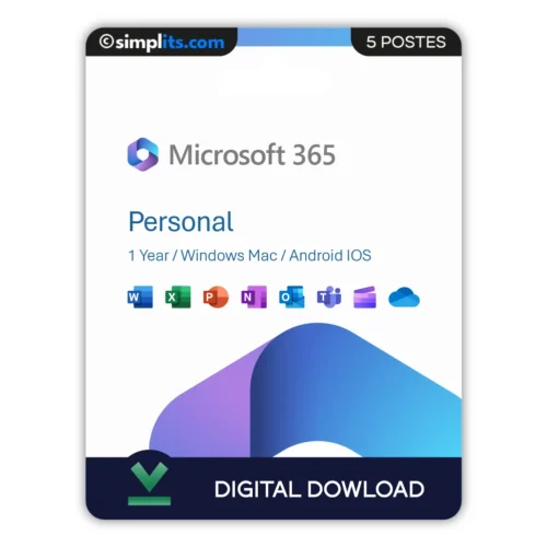 Microsoft Office 365 – 12 mois (Multi-OS)